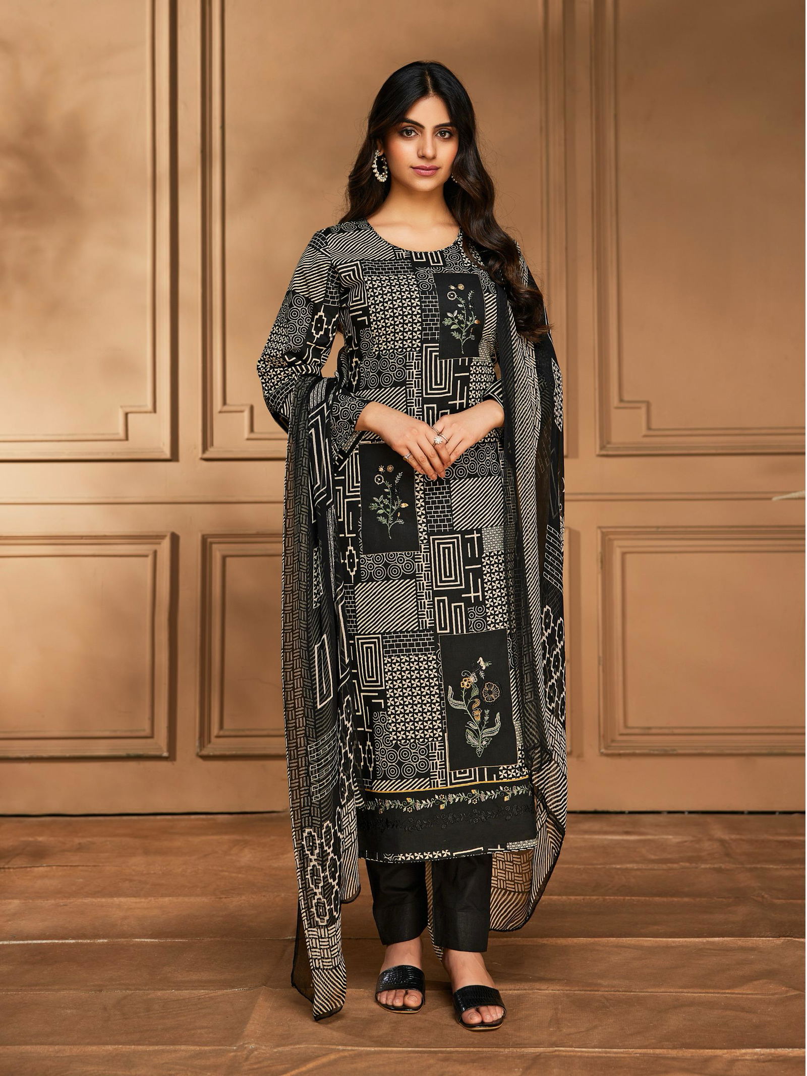 Fashion Mantra By Ibiza Cambric Cotton Designer Salwar Kameez Online Wholesale